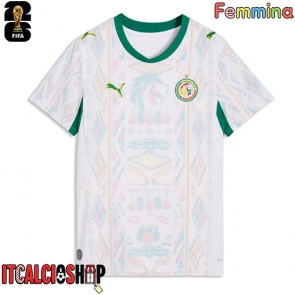 Senegal Prima Maglia Femmina Mondiali 2026 Manica Corta